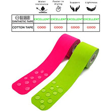 Carica l'immagine nel visualizzatore di Gallery, Kalahari 4 Rotoli Nastro Kinesiologico Professionale più E-Book Applicazioni...