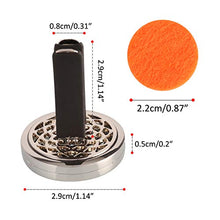 Carica l&#39;immagine nel visualizzatore di Gallery, OOTSR 2pcs Diffusore di oli essenziali per aromaterapia auto, in acciaio... - Ilgrandebazar