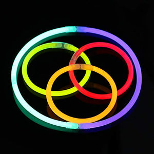 Vicloon Luminose per Party, 100 Pezzi Braccialetti Luminosi con Glow2