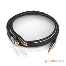 Carica l&#39;immagine nel visualizzatore di Gallery, CSL-Computer Primewire - 1m Cavo Jack RCA Stereo a Y - 1 x 3,5mm e 1,0m