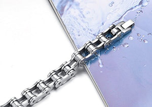 SAGA GIOIELLI BRACCIALE UOMO CATENA MOTOCICLISTA MOTO