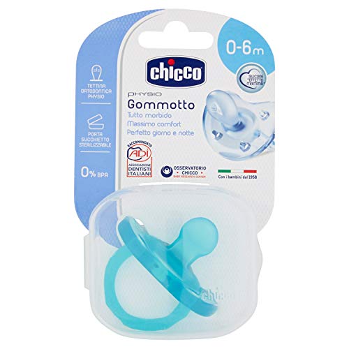 Chicco 00073011210000 Gommotto in Silicone per Bimbo, 0-6 Mesi, Colori... - Ilgrandebazar