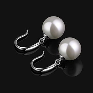 Orecchini di Perle Donna D.Perlla Argento Sterling 925 Bianco...