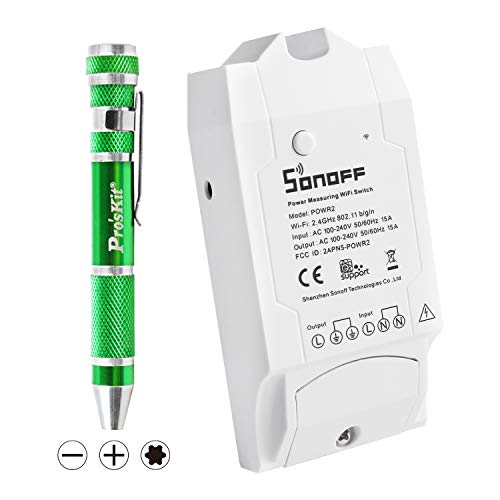 POW R2 Interruttore Intelligente WIFI Smart Switch (Consumo Energetico