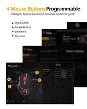 Carica l&#39;immagine nel visualizzatore di Gallery, EasySMX Mouse da Gioco, V18 Ottico Programmabile Rosso