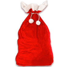 Carica l&#39;immagine nel visualizzatore di Gallery, Jonami Sacco Babbo Natale per Regali di Babbo Natale, Sacco Natalizio per Doni,Tradizionale in Rosso e Bianco (70 x 110 cm)