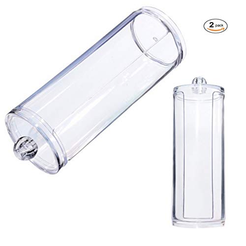 Xiuyer Porta Dischetti di Cotone Dispenser Trasparenti Acrilico Trucco...