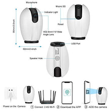 Carica l&#39;immagine nel visualizzatore di Gallery, Telecamera di sicurezza wireless domestica, telecamera sorveglianza,...