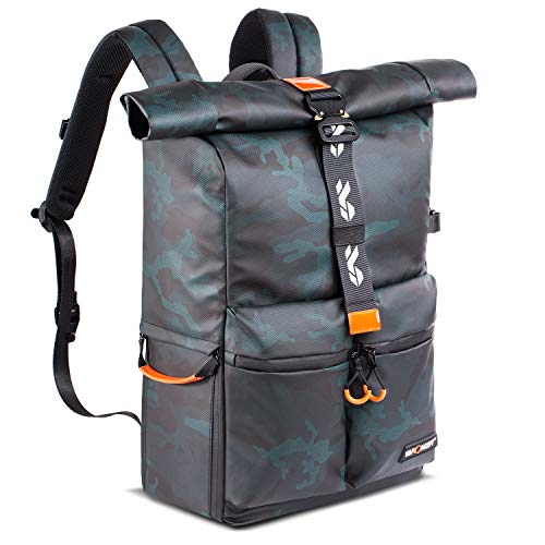 K&F Concept Zaino fotografico, borsa da trekking antifurto con scomparto per...