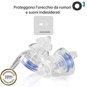 O³ Tappi per Orecchie Antirumore - Protezione Udito | Festival -... - Ilgrandebazar