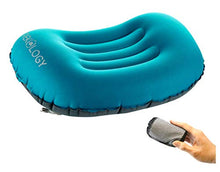 Carica l&#39;immagine nel visualizzatore di Gallery, Trekology Cuscini Gonfiabili da Viaggio/Campeggio Blue - New Design