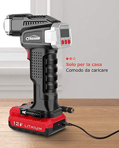 oasser Compressore Portatile per Auto Mini Pompa Aria Gonfiatore Cordless... - Ilgrandebazar