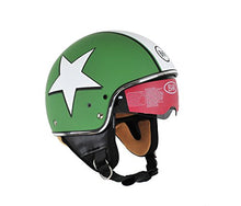 Carica l&#39;immagine nel visualizzatore di Gallery, BHR 94190 Casco Uomo Pure, Star Verde, L (58 cm) L cm), Verde