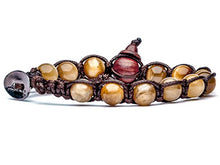 Carica l&#39;immagine nel visualizzatore di Gallery, TAMASHII Bracciale Tibetano Buddista Occhio di Tigre BHS900-80 MainApps - Ilgrandebazar