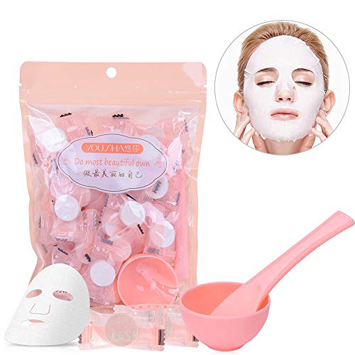 Compresse per maschera facciale naturale fai da te in cotone, con ciotola,...