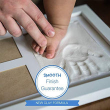 Carica l&#39;immagine nel visualizzatore di Gallery, Bubzi Co Cornice con impronta bimbo in argilla – Kit portafoto impronta...
