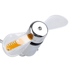 Carica l&#39;immagine nel visualizzatore di Gallery, TRIXES Ventilatore Flessibile USB da Tavolo con Orologio