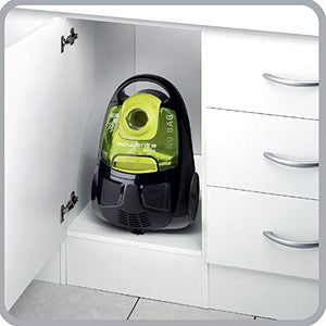 Rowenta RO2544WA City Space Cyclonic, Aspirapolvere a Traino Arancione/Nero - Ilgrandebazar