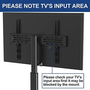 FITUEYES Supporto Girevole per TV da 32 a 55 pollici Mobile Porta 1 ripiano - Ilgrandebazar