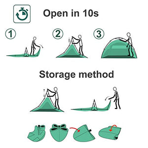 Soontrans Tenda da Campeggio 3-4 Personas Spiaggia Pop Up...
