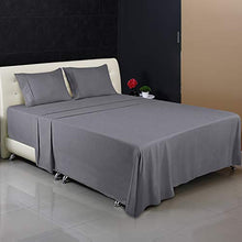 Carica l'immagine nel visualizzatore di Gallery, Utopia Bedding - Set Lenzuola Letto - Spazzolata Matrimoniale, Grigio - Ilgrandebazar