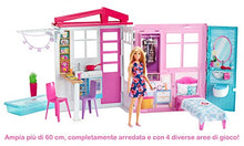 Carica l&#39;immagine nel visualizzatore di Gallery, Barbie Loft con Bambola, Casa a 1 Piano, Portatile Piscina e Accessori,... - Ilgrandebazar