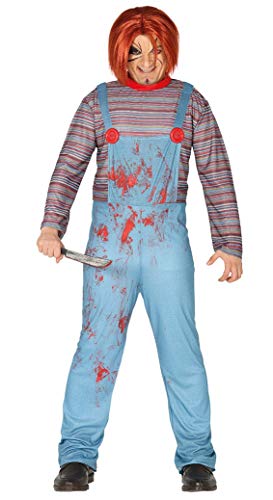 Fiestas Guirca Costume Bambola assassina per Travestimento Horror Cosplay L - Ilgrandebazar