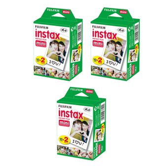 Fujifilm-Pellicola Instax Mini da 60 scatti bianco - Ilgrandebazar