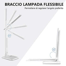 Carica l'immagine nel visualizzatore di Gallery, AITECH Lampada Scrivania Ricaricabile 42 Led Desk Lamp Regolabile 3... - Ilgrandebazar