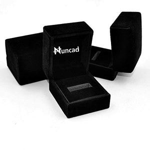 Nuncad Anello uomo/donna celtico nero-blu con fibra di carbonio, zircone,... - Ilgrandebazar
