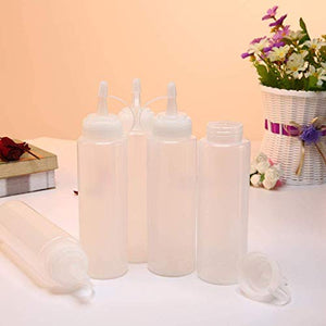 Bottiglia Squeeze di Plastica, 8pcs 8oz per con Tappi,...