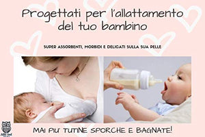 Bavaglini Neonato Allattamento e Dentizione, 100% Cotone Super FEMMINA - Ilgrandebazar