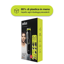 Carica l'immagine nel visualizzatore di Gallery, Braun Tutto-In-Uno MGK3221 Regolabarba Uomo, Tagliacapelli, Lame Affilate,...