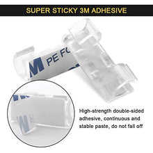 Carica l&#39;immagine nel visualizzatore di Gallery, [40 pezzi] Autoadesivo Clip Cavo Fermacavi Supporto 40PCS, Trasparente
