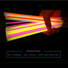 Carica l&#39;immagine nel visualizzatore di Gallery, San Jison Pacco di 100 Barre Luminose per Party, Braccialetti Fluorescenti...
