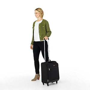 AmazonBasics - Trolley morbido con rotelle girevoli, 53 cm, dimensioni Nero