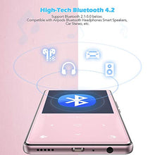 Carica l&#39;immagine nel visualizzatore di Gallery, AGPTEK Lettore MP3 16 GB con Bluetooth 4.2, Musicale Audio Rosa