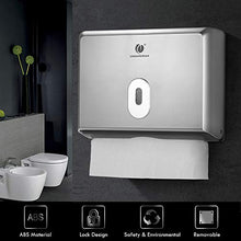 Carica l&#39;immagine nel visualizzatore di Gallery, Blusea Distributore Carta Asciugamani Bagno Cucina CHUANGDIAN Parete Silver - Ilgrandebazar