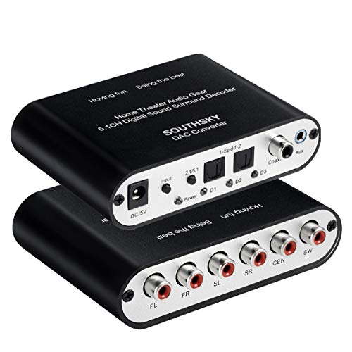 Convertitore Audio Analogico A Digitale Southsky - Da 3,5 Mm/RCA A SPDIF Toslink, Coassiale - Foto 4