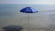 Carica l&#39;immagine nel visualizzatore di Gallery, Ombrellone da Spiaggia Antivento ,resistente al vento con il suo sistema Blu