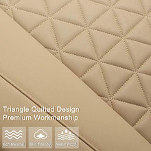 Carica l'immagine nel visualizzatore di Gallery, Black Panther Coprisedile Anteriore Auto in Pelle PU Universale 1 Pezzo Beige