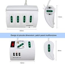 Carica l'immagine nel visualizzatore di Gallery, Extrastar Multipresa da Scrivania/Tavolo con Presa 3 Prese -3 USB