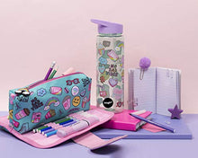 Carica l&#39;immagine nel visualizzatore di Gallery, Fringoo - Astuccio in silicone con 2 scomparti Aim High Dream Big