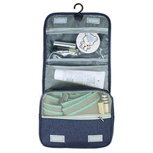 Carica l'immagine nel visualizzatore di Gallery, Beauty Case Da Viaggio, Organizzatore Di Borse Per Il Trucco Wash Bag Blu - Ilgrandebazar