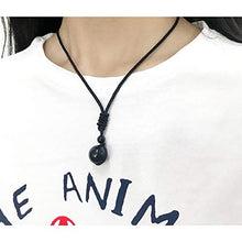 Carica l&#39;immagine nel visualizzatore di Gallery, Schneespitze 4 Pcs Ossidiana Ciondolo Collana,Pendente Naturale Collana... - Ilgrandebazar