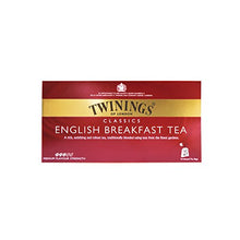 Carica l&#39;immagine nel visualizzatore di Gallery, Twinings - Tè nero English Breakfast 25 Filtri