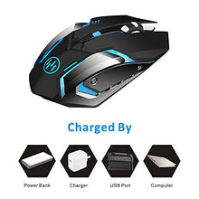Carica l&#39;immagine nel visualizzatore di Gallery, TENMOS X96 Ricaricabile Wireless Gaming Mouse, Ottico Retroilluminato Mouse...