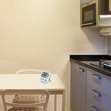 Carica l&#39;immagine nel visualizzatore di Gallery, Magnetico Digitale Timer da Cucina con Allarme Forte e Ampio Bianco Blu - Ilgrandebazar