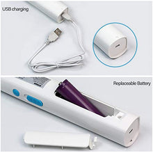 Carica l'immagine nel visualizzatore di Gallery, CYOUH Racchetta Zanzare Elettrica, Elettrica Insetti con USB...