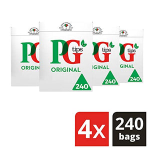 PG Tips Tè in bustina, 4 confezioni (4x240 bustine)